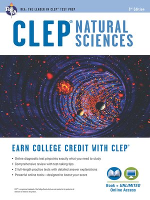 cover image of CLEP&#174; Natural Sciences Book + Online